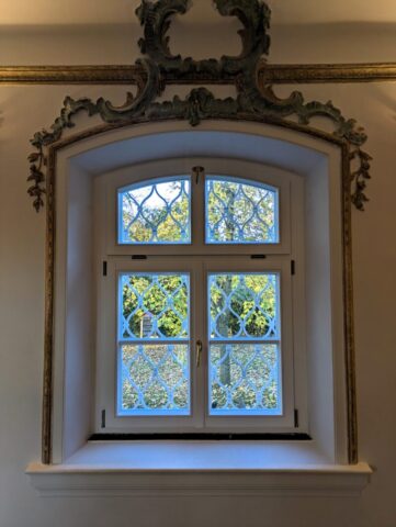 Denkmalschutzfenster weiß mit Oberlichte Kapelle